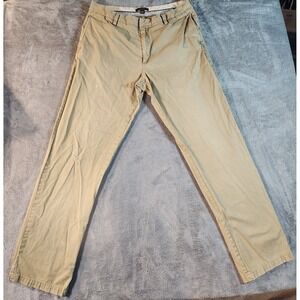 Banana Republic Chino Mens 36x36 Beige Gavin Relaxed Baggy Preppy
